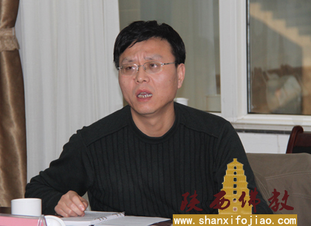 陕西省佛教协会2012年第一次会长办公会议召开(图3)