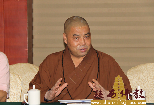 陕西省佛教协会2012年第三次会长办公会议召开(图4)
