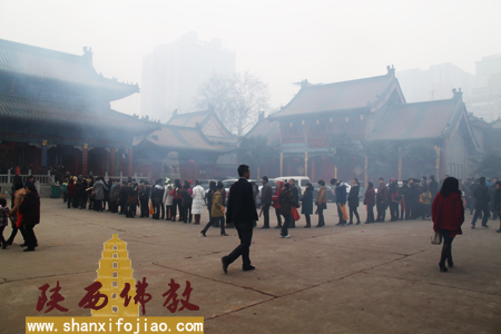 大兴善寺元宵节迎各方信众烧香祈福(图12)