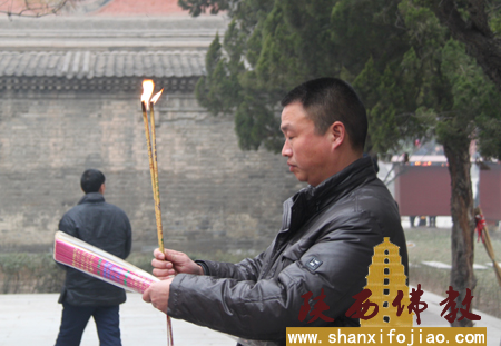 大兴善寺元宵节迎各方信众烧香祈福(图4)