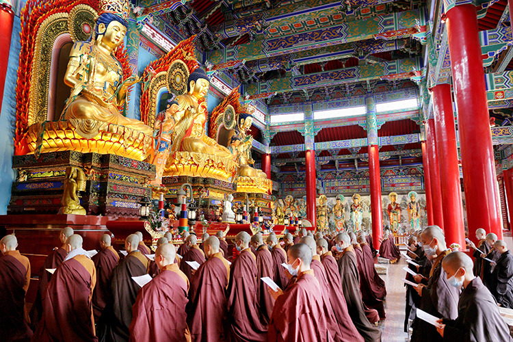 法门寺佛学院辛丑年结夏安居_陕西省佛教协会_陕西省佛教协会